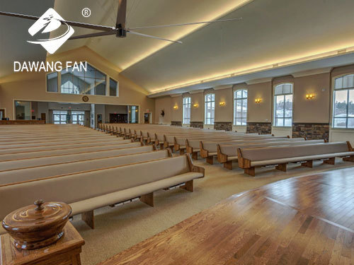 Silent and Big Ceiling Fans for Churches