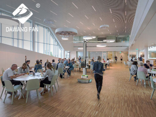 Huge hvls fan for restaurant