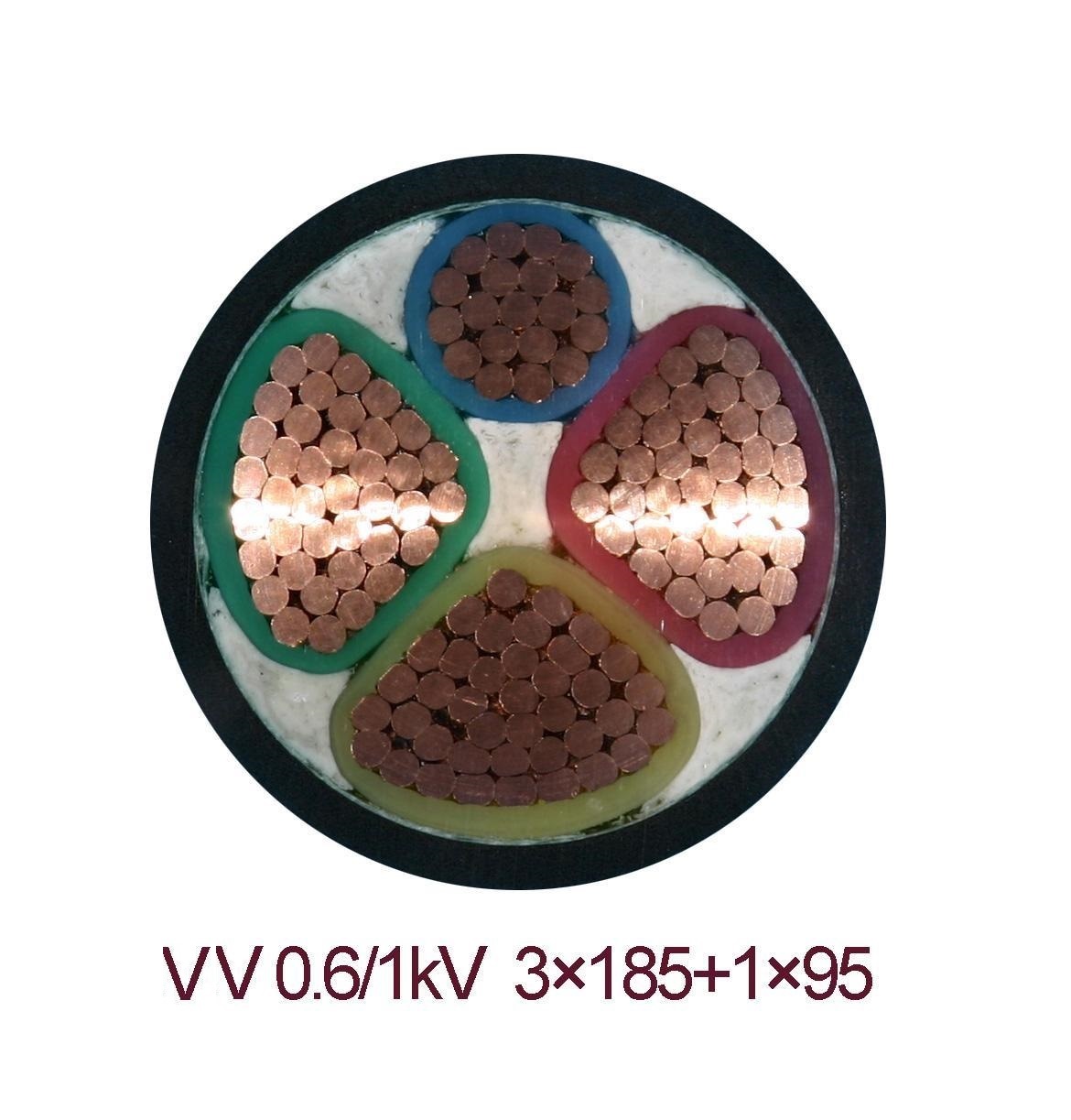 Rated voltage 0.6/1kV PVC insulated PVC sheathed power cable