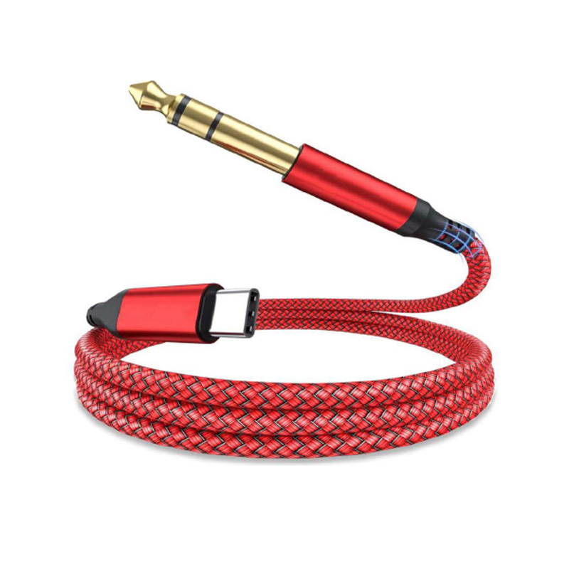 Type C to 6.35mm Male Audio Cable