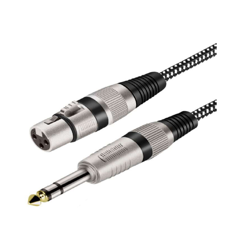 XLR Female to 6.35mm Male Cable
