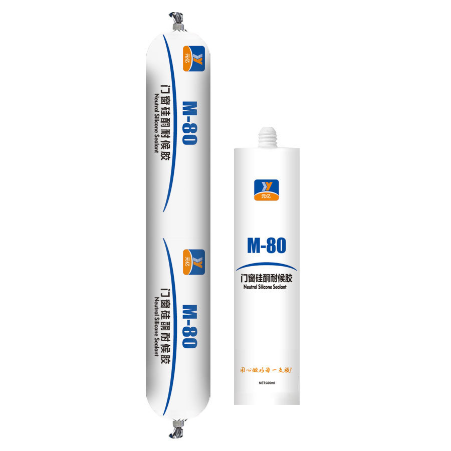 M-80 Silicone Weather Resistant Adhesive for Doors and Windows
