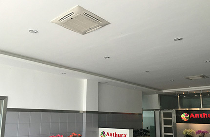 Air Source Heat Pump and Fan Coil for Anthura Company