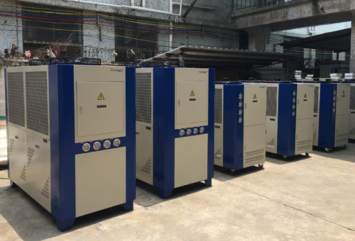 Air Cooled Industrial Chillers Exported For India Market
