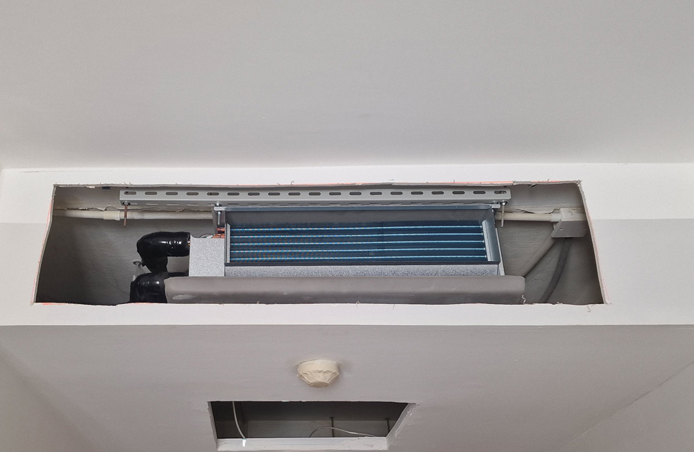 Air Cooling Modular Heat Pump Units And Fan Coils For Malta Hotel