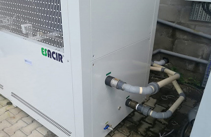 Air Cooled Scroll Chiller Installed In Suriname