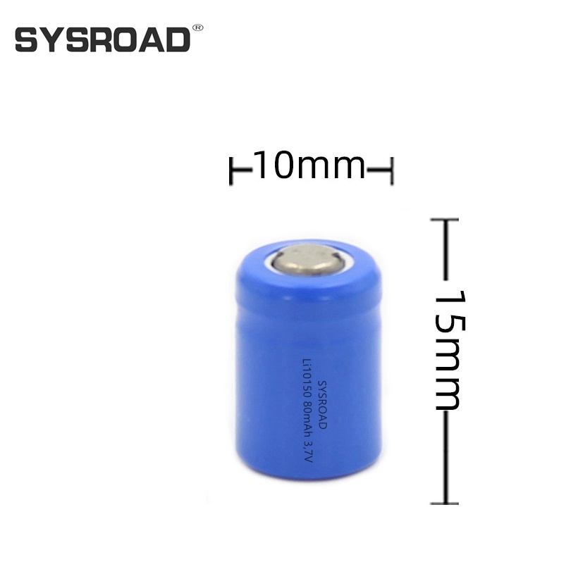 lithium ion NCM 10150 80mAh 3.7V cylindrical battery-Sysroad Power ...