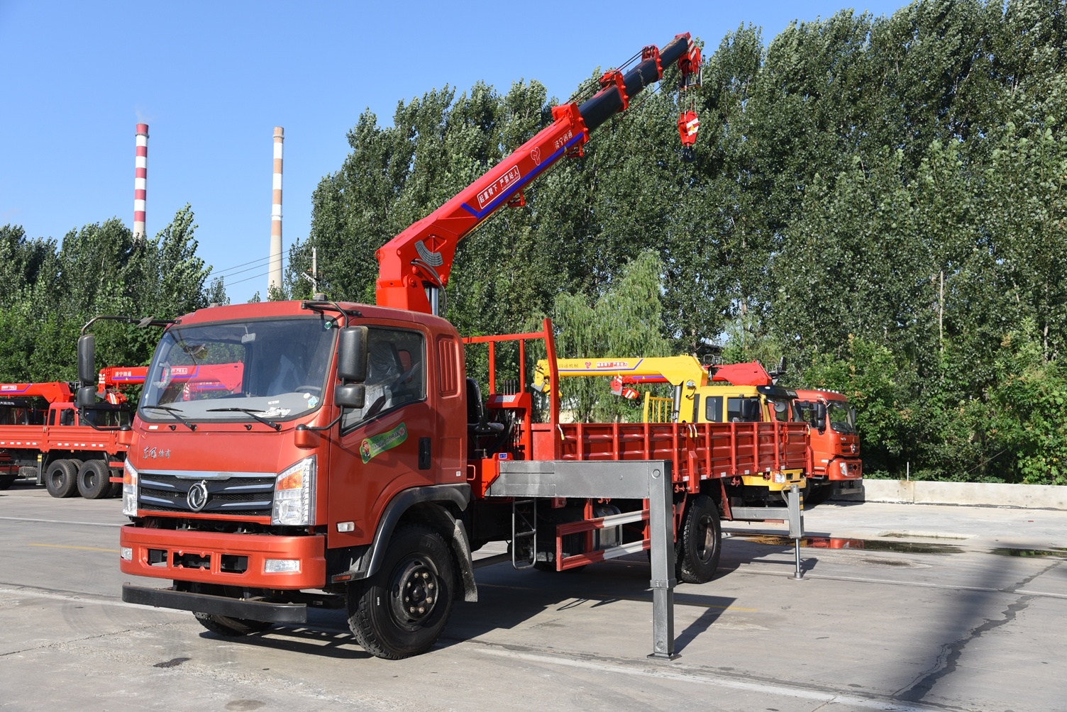 SST6.3S4  6.3 Tons Boom Truck Crane