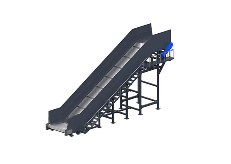 Plate chain conveyor