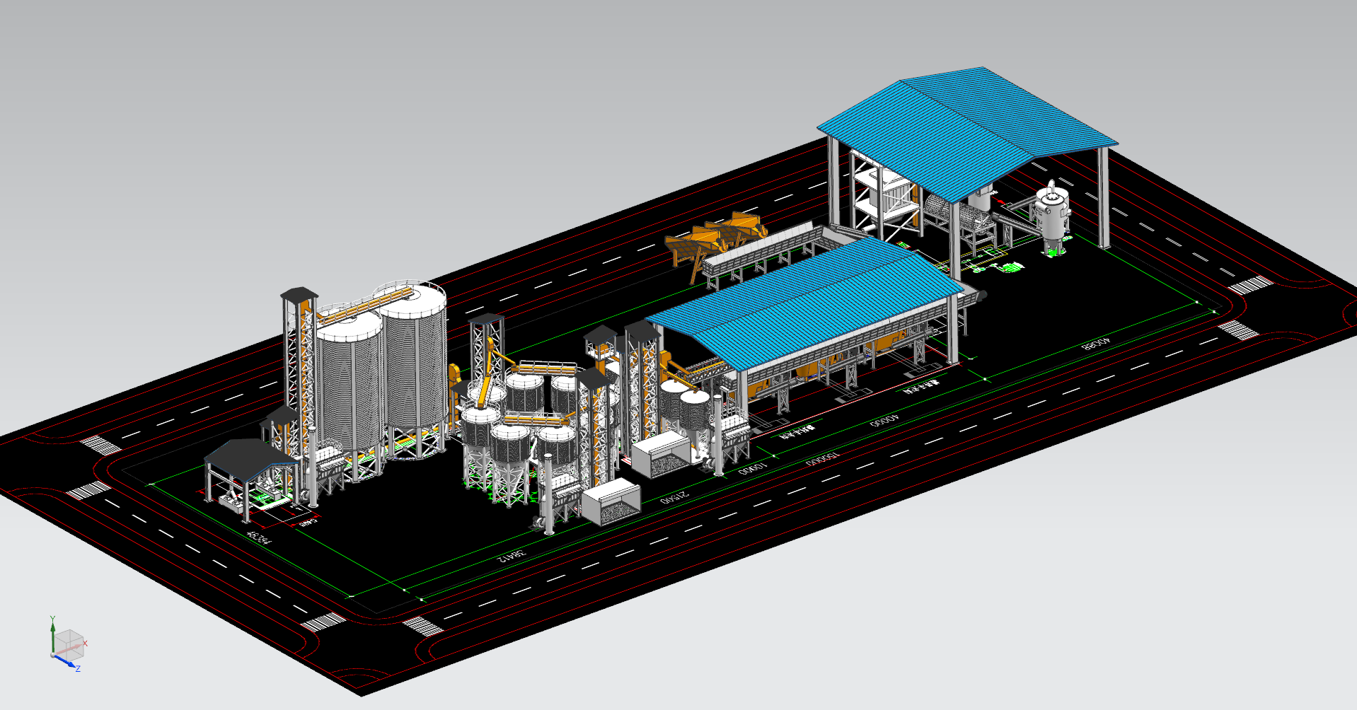 Full mixed diet distribution center