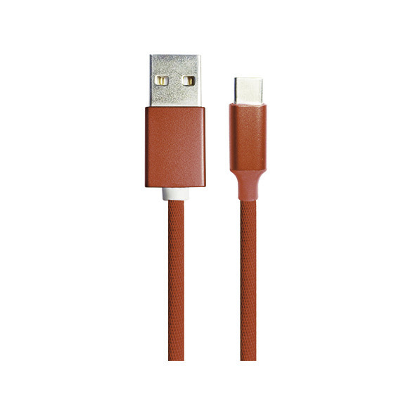2.4A usb2.0 A to Micro B(22AWG)MICRO-紅色編織線-3