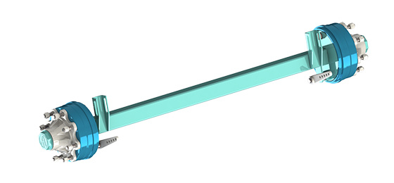 Agricultural axle