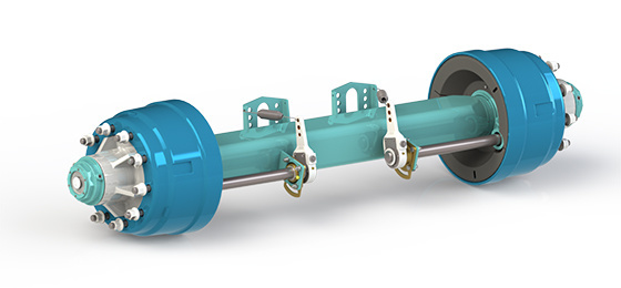 Thin oil lubricated axles