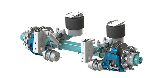 146 lightweight maintenance-free air suspension