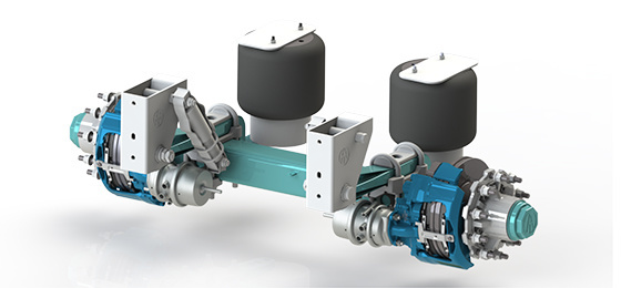 Square 150P6 bearing air suspension