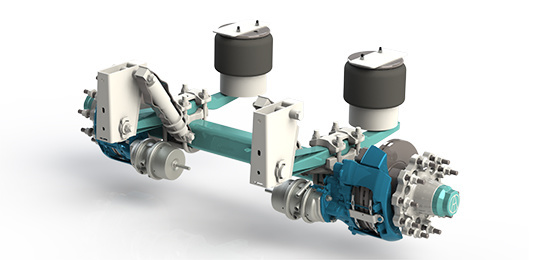 Square 120P6 bearing air suspension