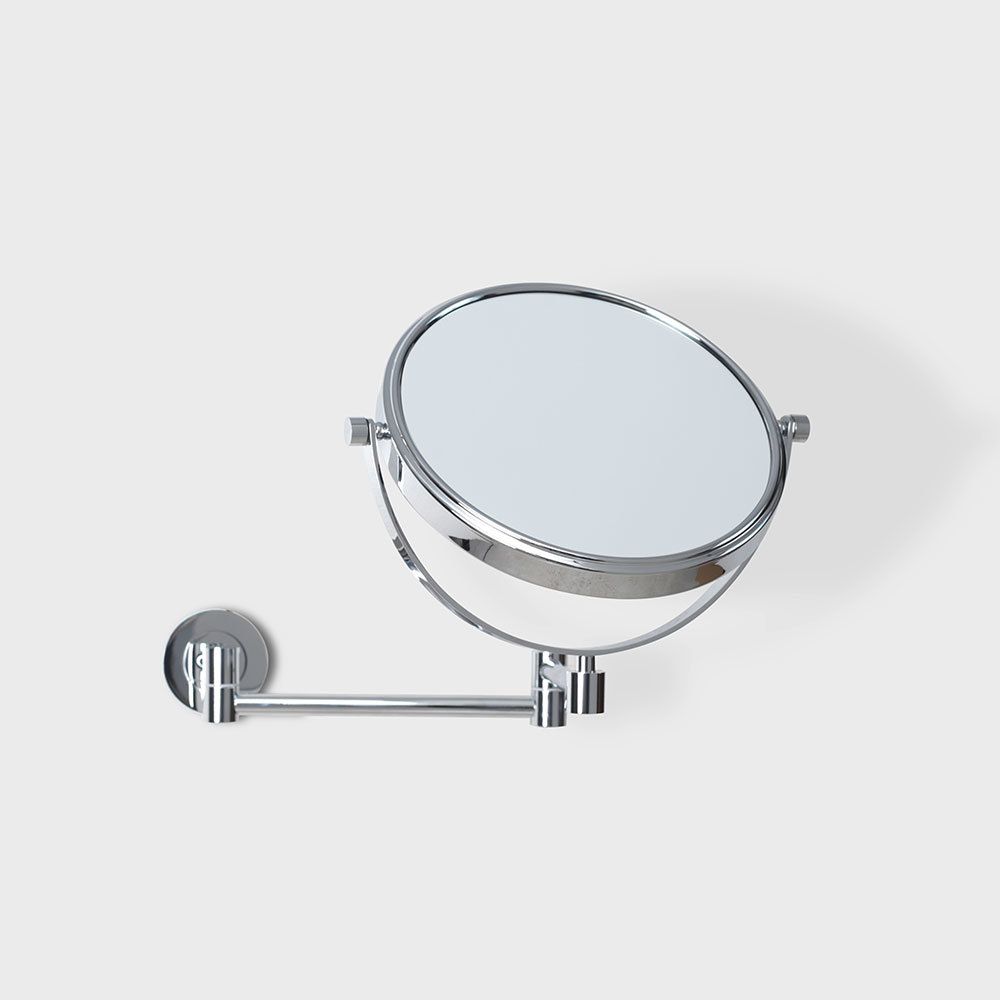 Customized wall mounted shaving cosmetic mirror 1305 Chrome