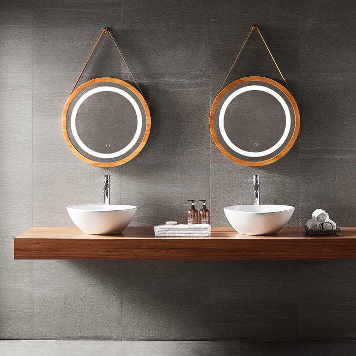 Vanity led wall mirror