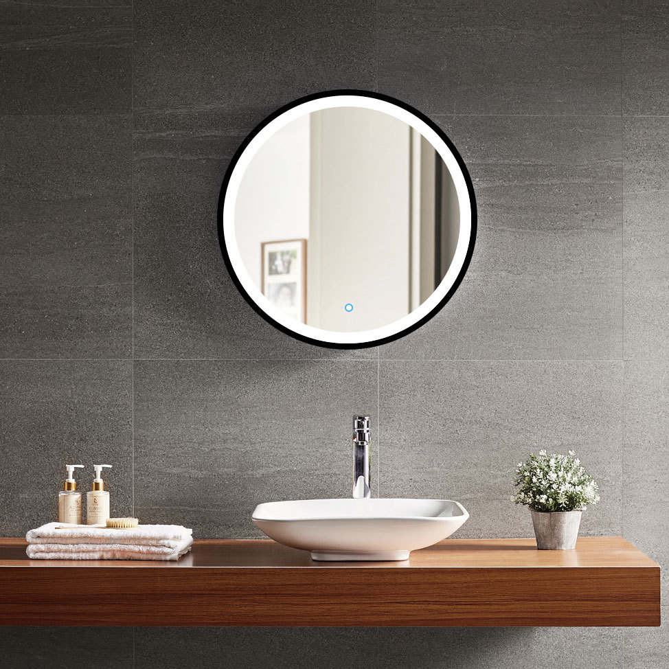 Bathroom lights up over vanity washbasin mirror
