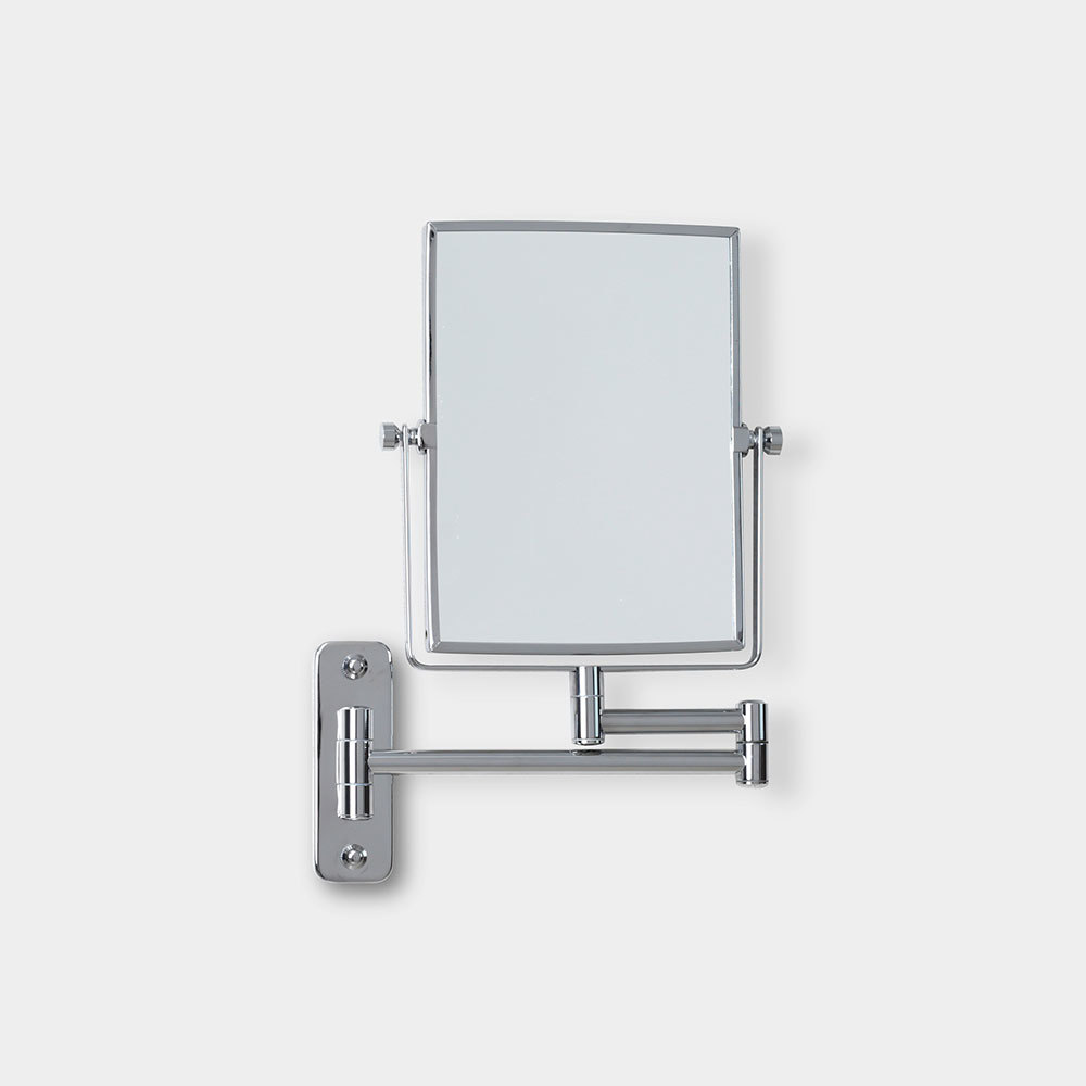 Foldable makeup customized size cosmetic mirror 1401 Chrome