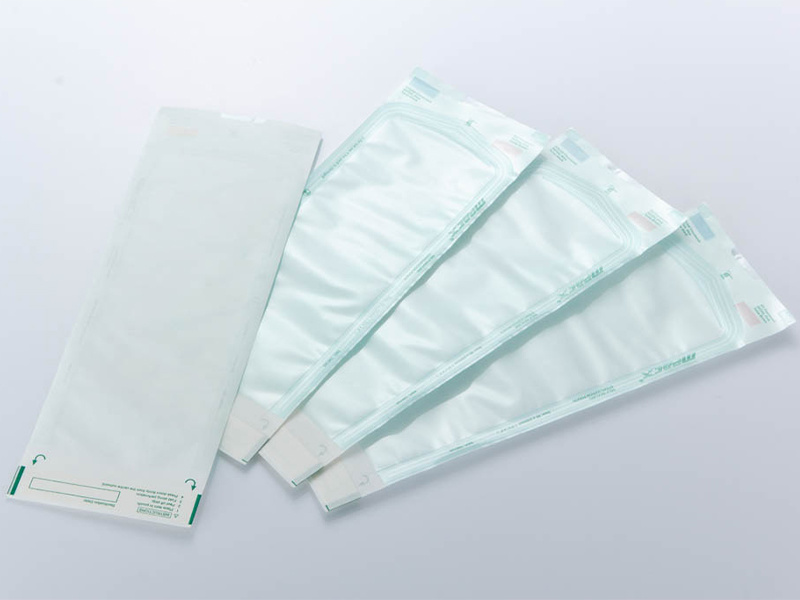 Self-sealing medical paper plastic bag