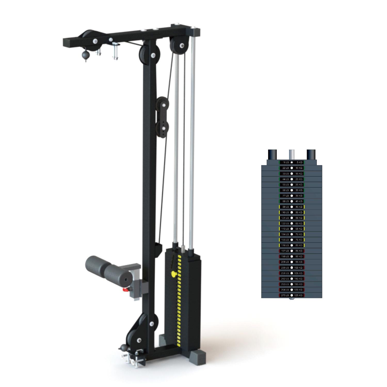Lat Tower with Weight