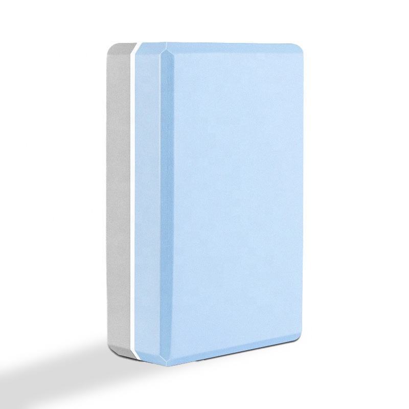 Two-color Yoga Block Non-Slip Surface Premium Foam Blocks Yoga Accessories for Fitness Stretching Toning