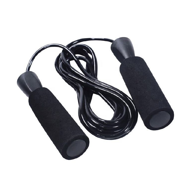 NEW PVC cord and foam handles designed rope Gym Speed Fitness Weighted Jump Rope