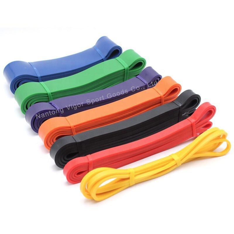 Hot selling TPE resistance band OEM Loop exercise color Elastic Stretch yoga fitness accessories home gym high quality