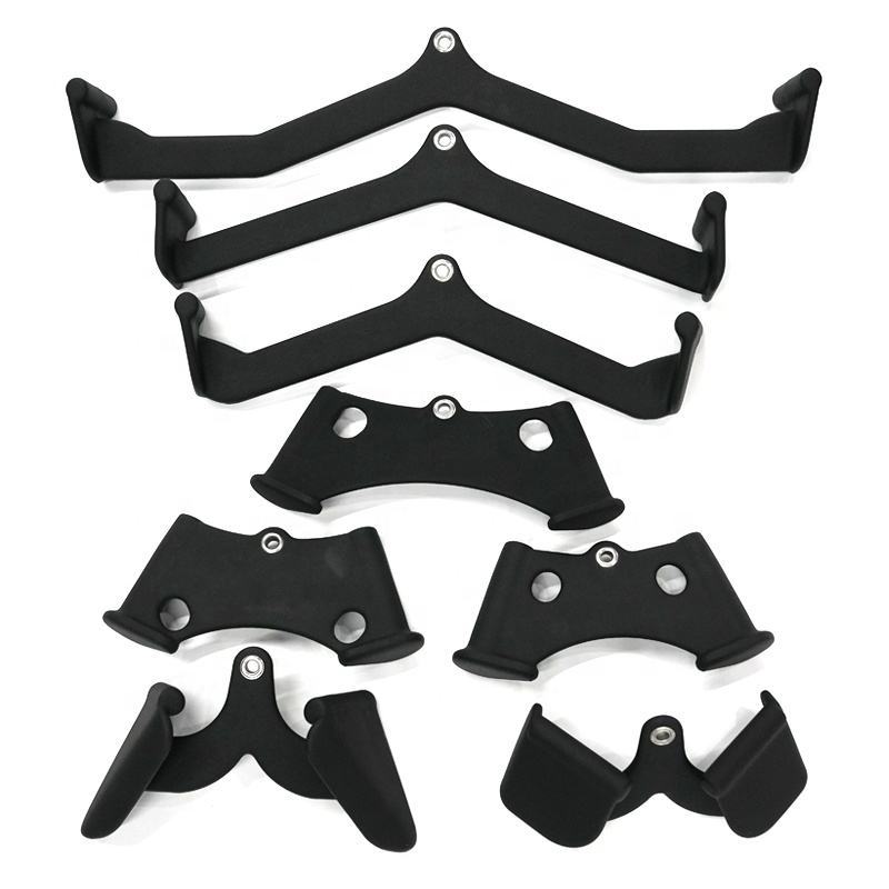 8 pack LAT Pull Down Bars Attachment Rowing V-bar Set Back Strength Training Handle Grips for Cable Machine