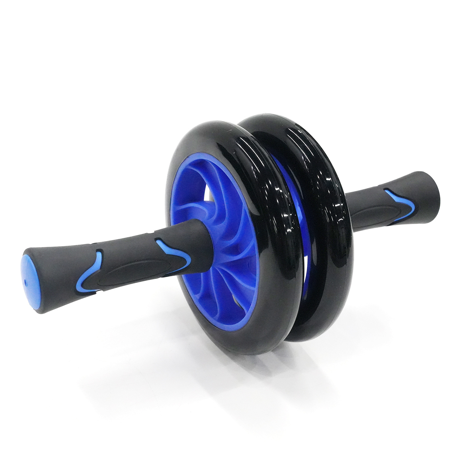 Dual Wheel Silent Abdominal Wheel Roller Exercise Fitness Gym Equipment Belly Fat Burner
