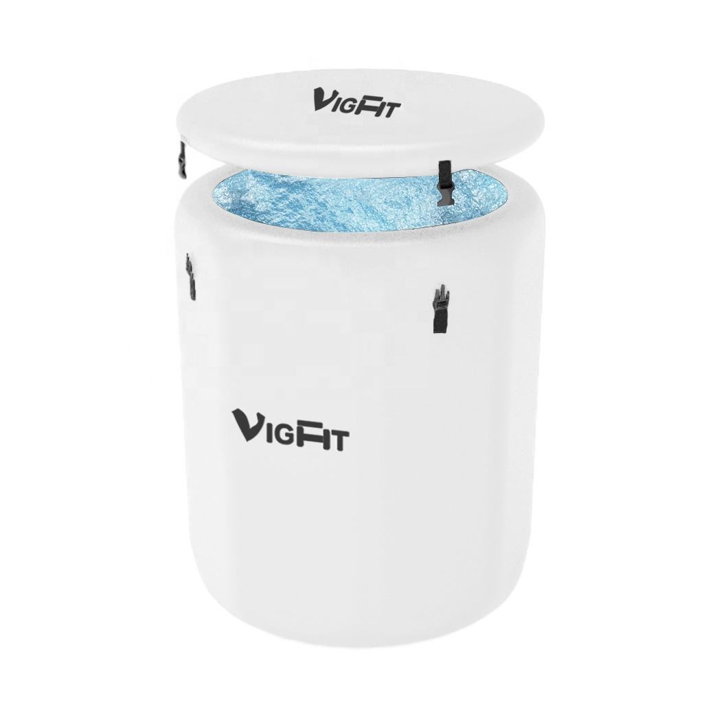 Inflatable Ice Bath Portable Tub with Cover for Recovery & Cold Water Therapy Ice Bath Tub for Adults 10cm Thickness