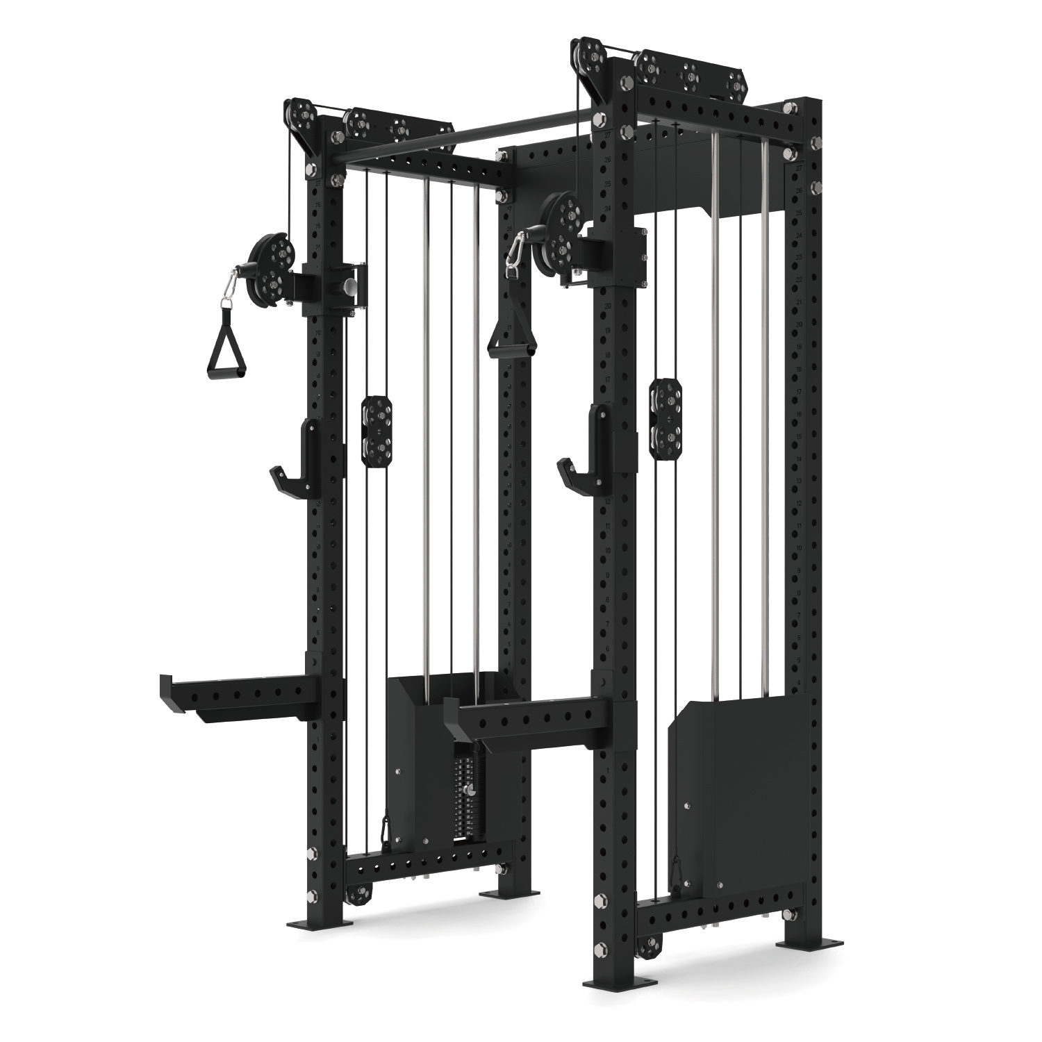 POWER SOUAT RACK WITH STACK