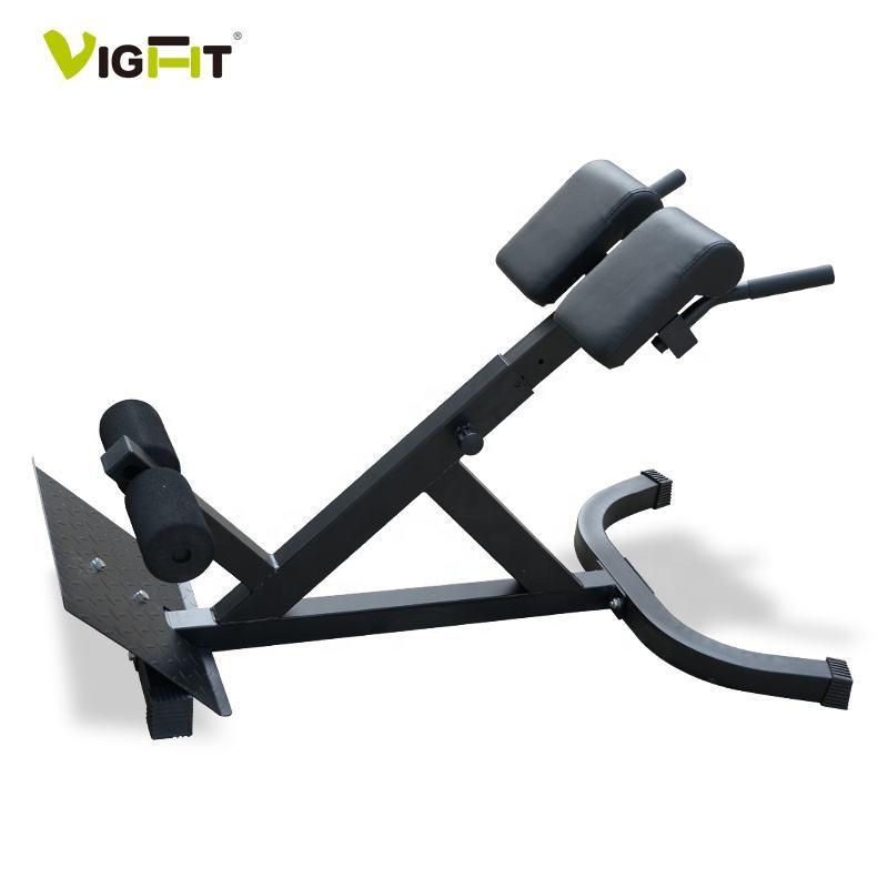 Customized home use gym fitness commercial 45 degree adjustable back extension machine bench
