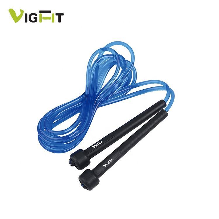 Printed Brand On Handle Colourful Cheap Fitness PVC Speed Skipping Jump Rope