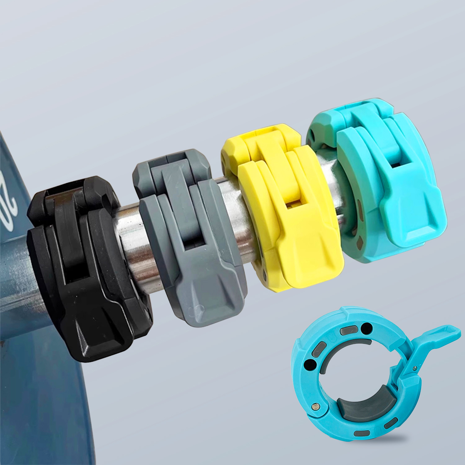 Durable Barbell Collar 50mm nylon magnetic barbell collar For Weightlifting Training