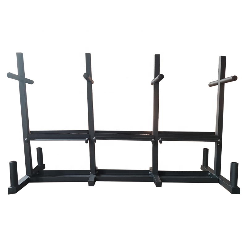 High Quality Gym Storage Racks Weight Plate Tree With Barbell Holders Kettlebell Dumbbell Storage Rack System