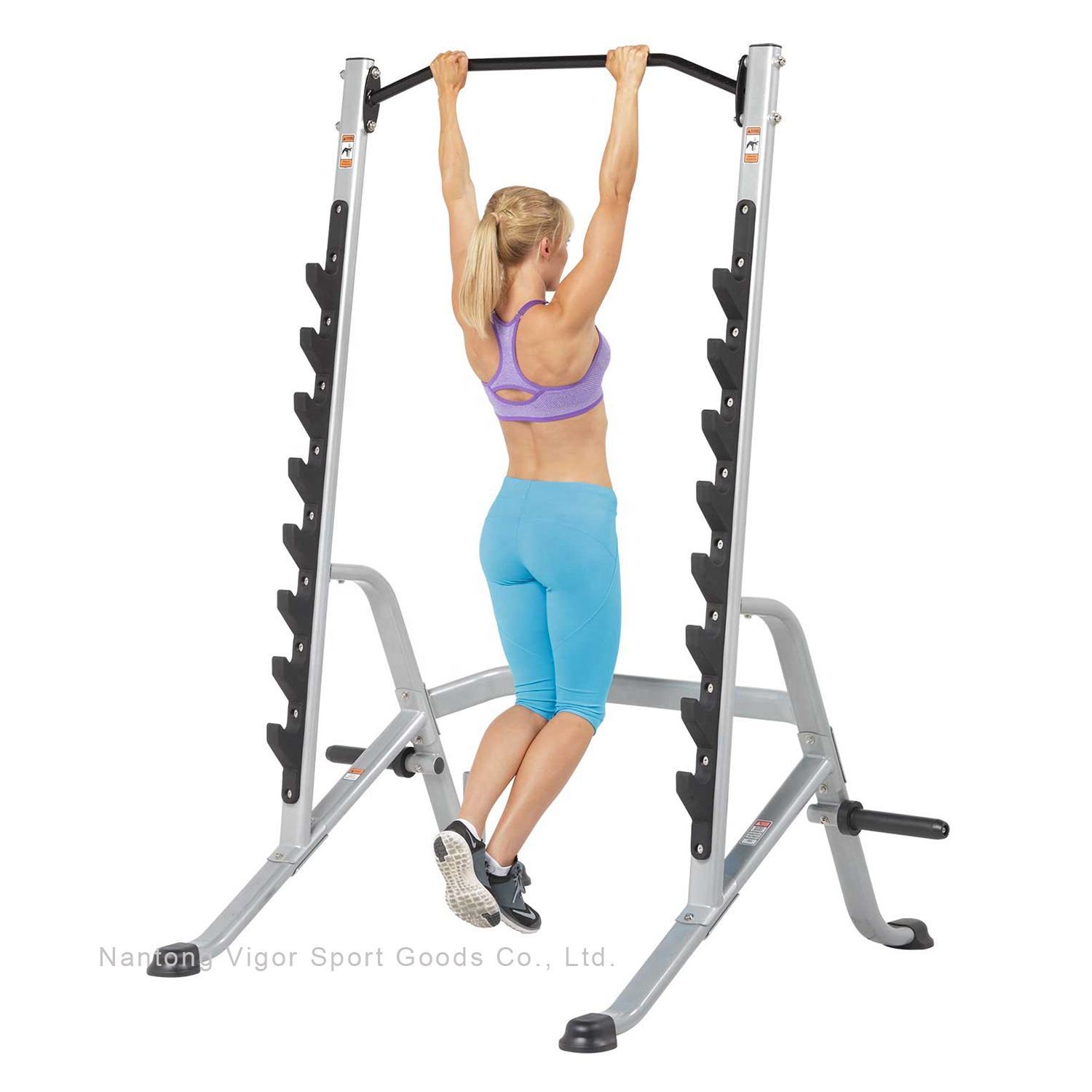 Squat Rack With Plate Storage Half Rack Fitness exercise Multi Function Equipment Machine Factory Directly Sale Commercial Gym