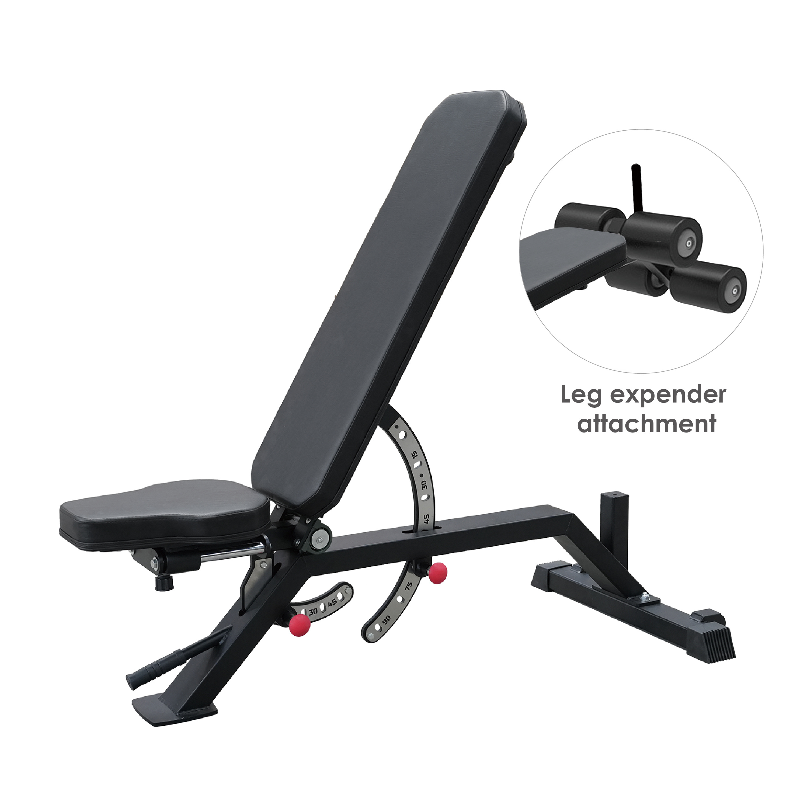 ADJUSTABLE BENCH WITH LEG EXTENSION