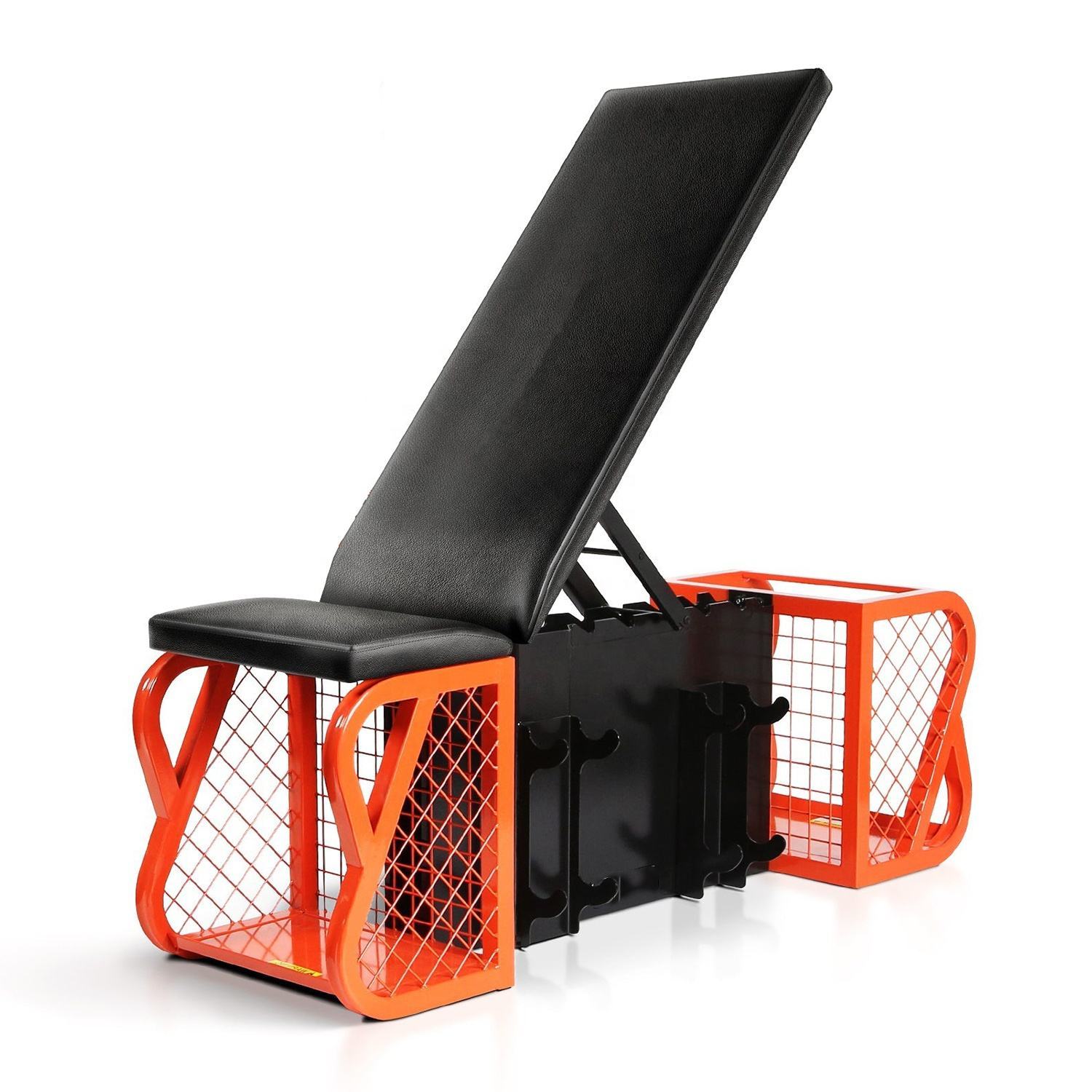 Factory Strength Training Box Weight Bench With Storage rack Home Gym box Bench Multifunctional adjustable flat workout