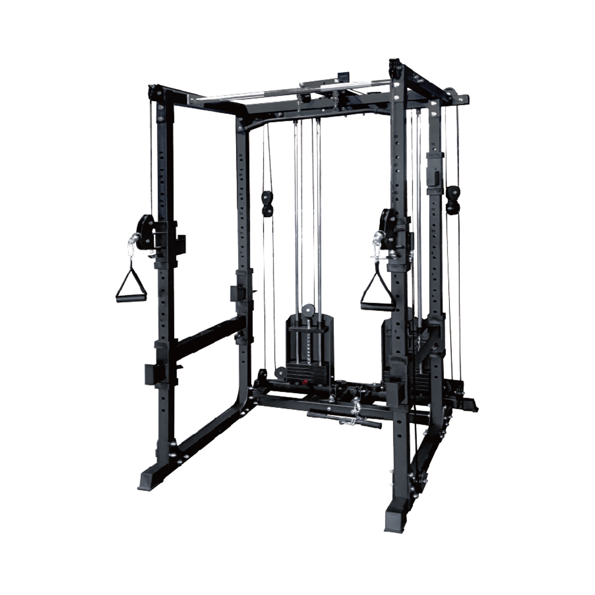 VIGFIT Multi functional trainer commercial adjustable weights power strength gym equipment lat pull down machine