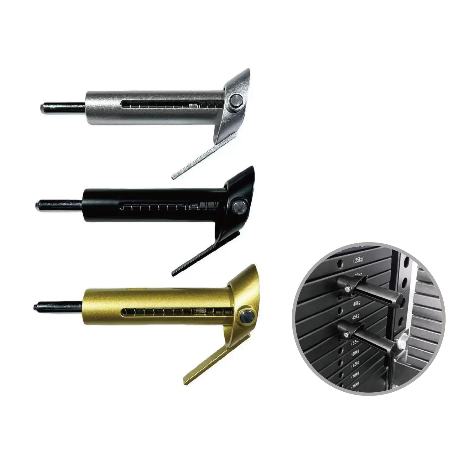 Drop set pin
