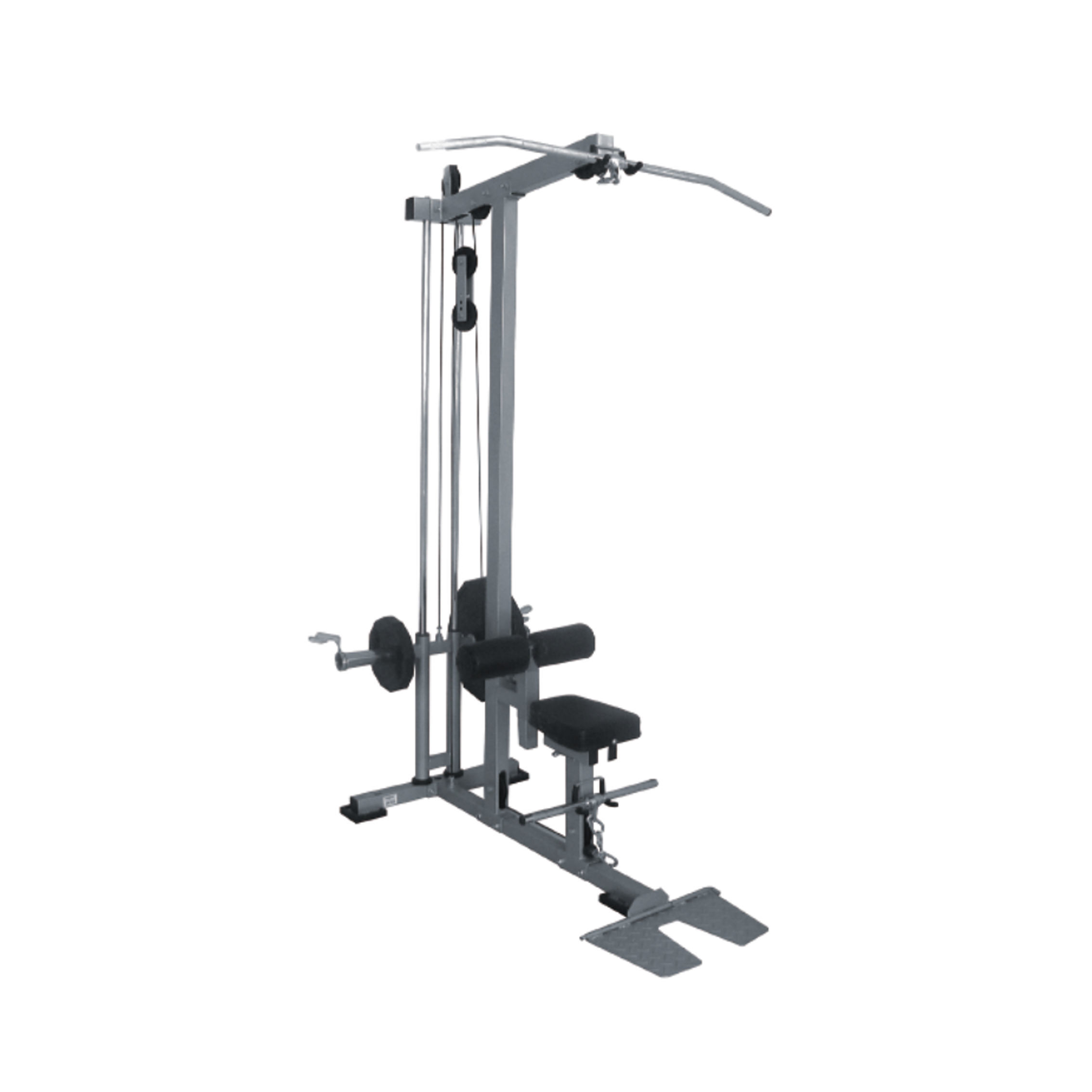 Multi functional strength training gym fitness lat pull down cable crossover machine