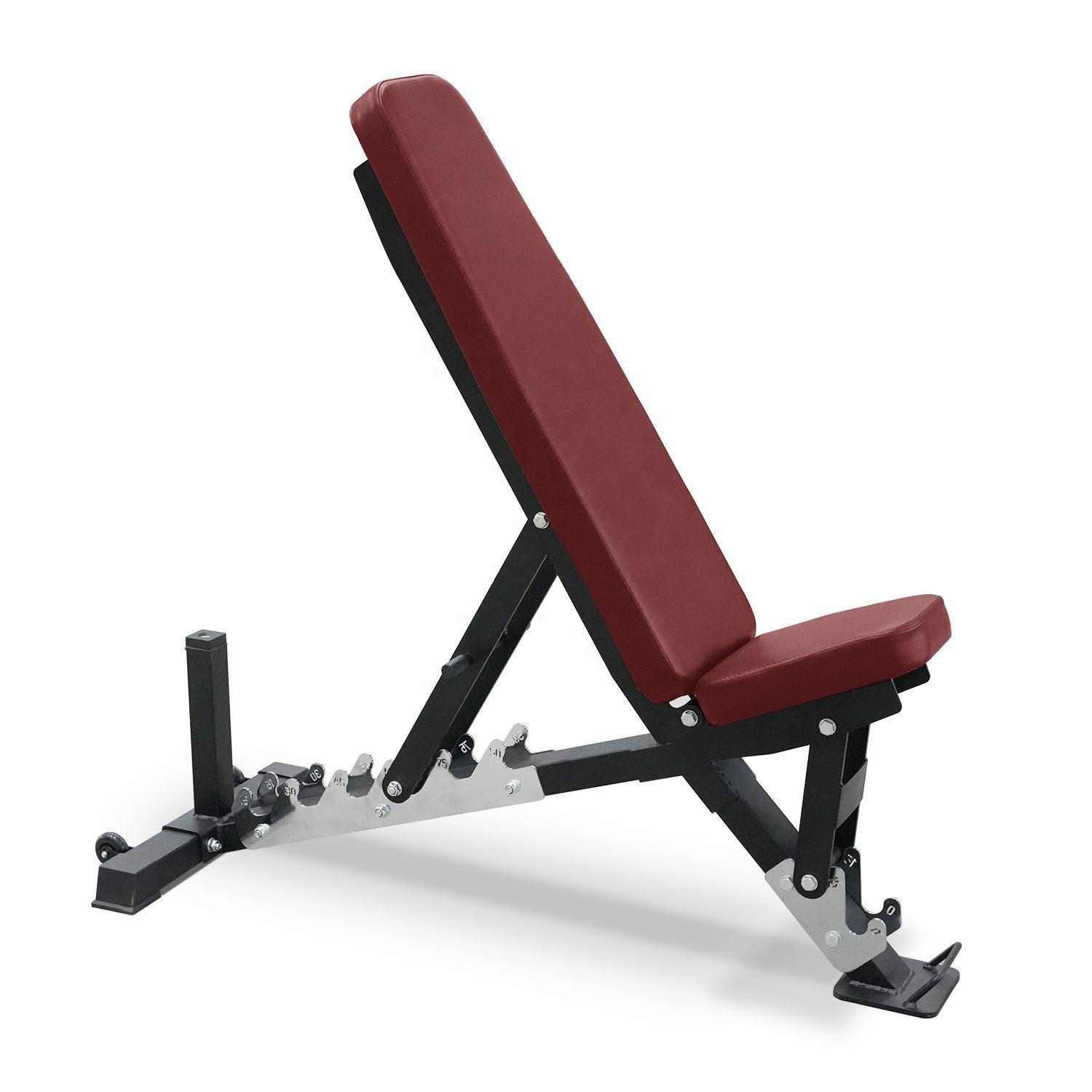 VIGFIT Adjustable Bench Multipurpose exercise barbell lifting dumbbell weight fitness press gym commercial flat High Quality