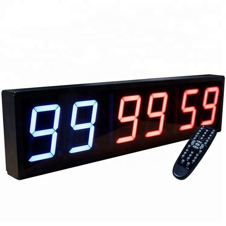 New Style Professional Cross Fit Gym Large Outdoor Sport Interval Timer Clock