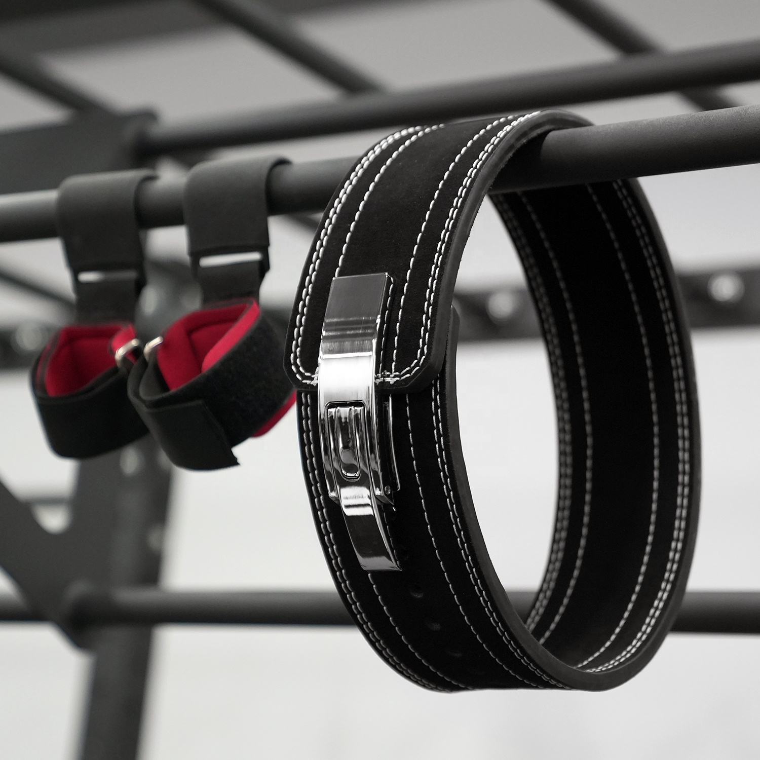 Cowhide Leather Weight Lifting Belt Profession Waist Support High Quality Powerlifting Gym Customized Fitness Accessories