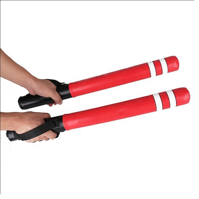 raining Sticks 2pcs PU Leather Punching Pads Target Boxing Tool Flexibility Reaction Grappling Muay Thai Fighting Speed
