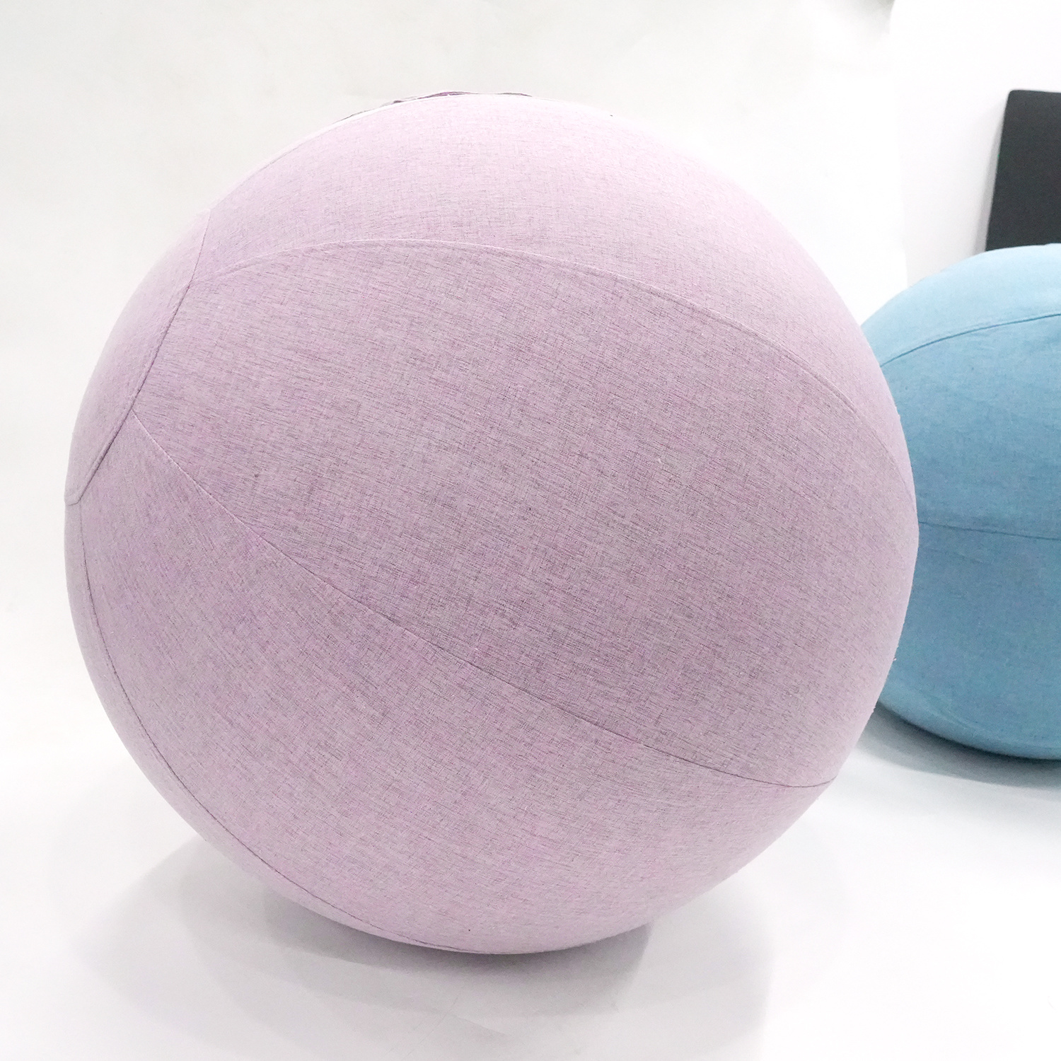 Eco Friendly Washable Yoga Gym Ball Coat Dustproof Protector 65cm Yoga Ball Cover with Handle
