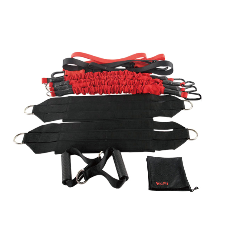 a conventional non-elastic sling trainer and a dynamic sling trainer that offers lots of elasticity.