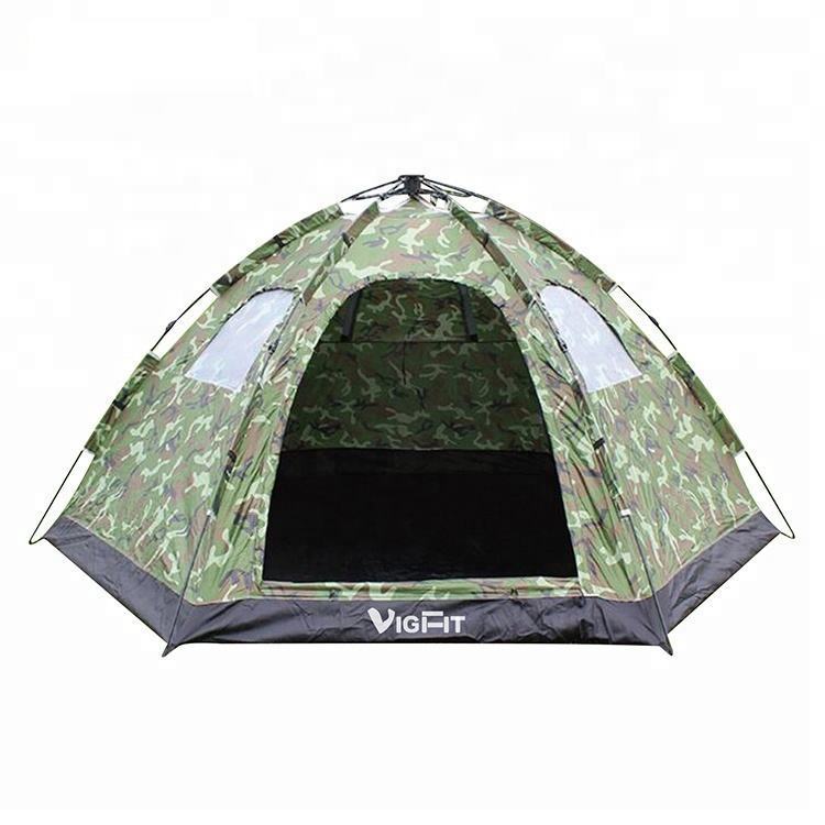 Outdoor Oxford Automatisches langlebiges Camouflage-Strand-Campingzelt